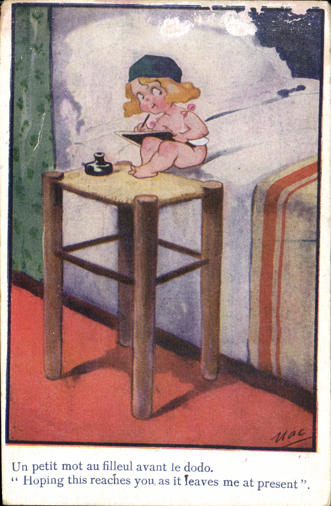 CPA Fantaisie Illustrateur Enfant 