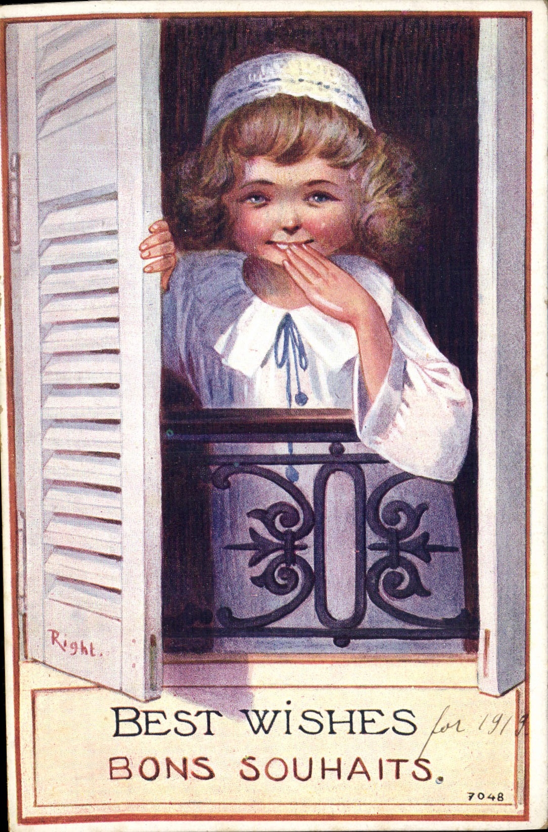 CPA Fantaisie Illustrateur Enfant Right