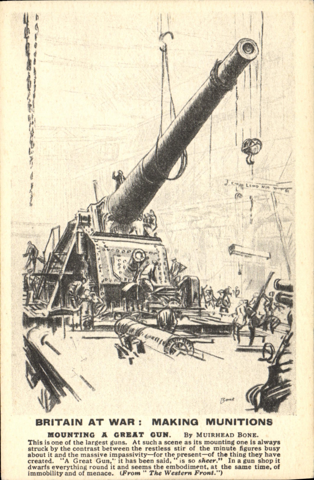 CPA Militaria Britain at War Making munitions 