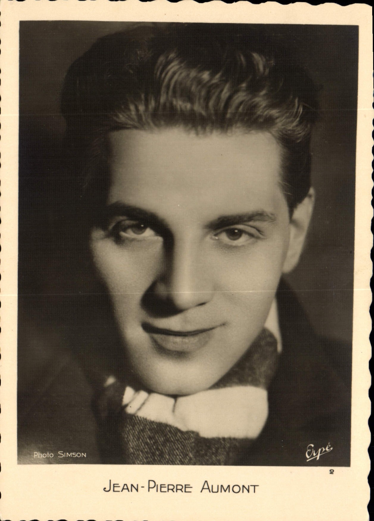 CPM Cinema Jean Pierre Aumont 