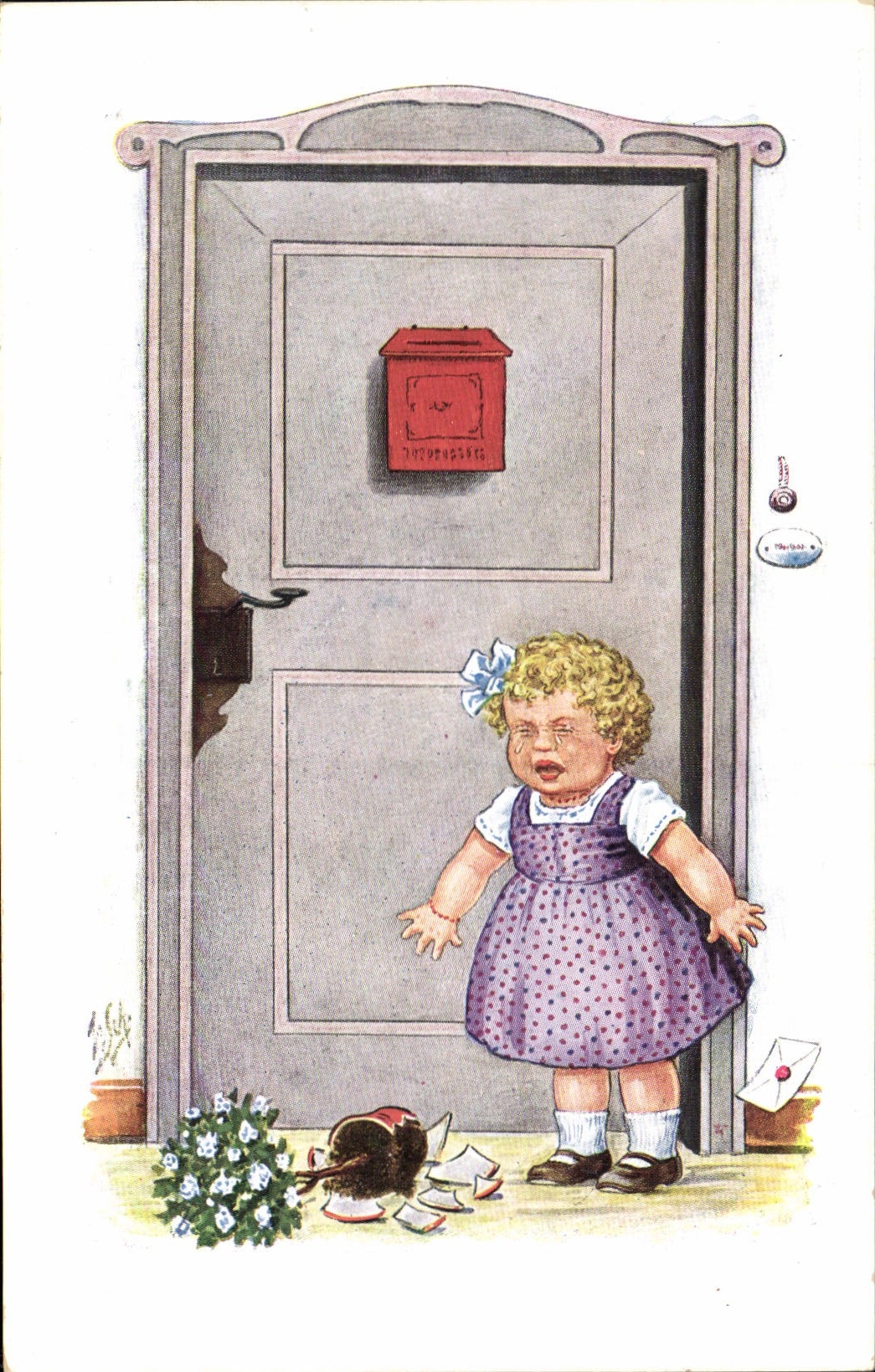 CPA Fantaisie Illustrateur Enfant