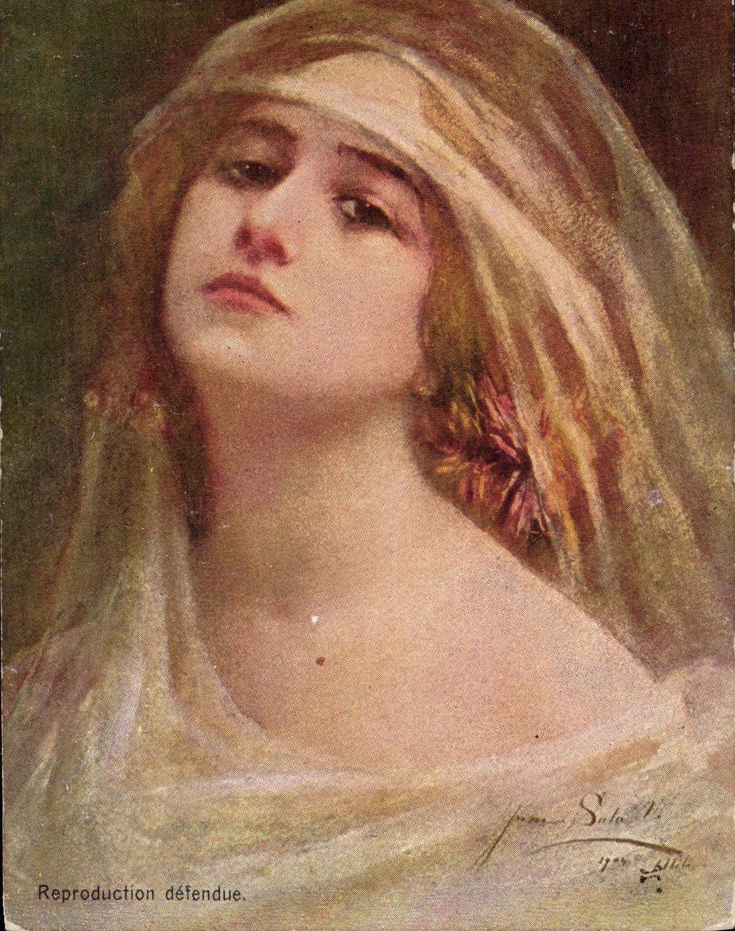 CPA Fantaisie Illustrateur Femme