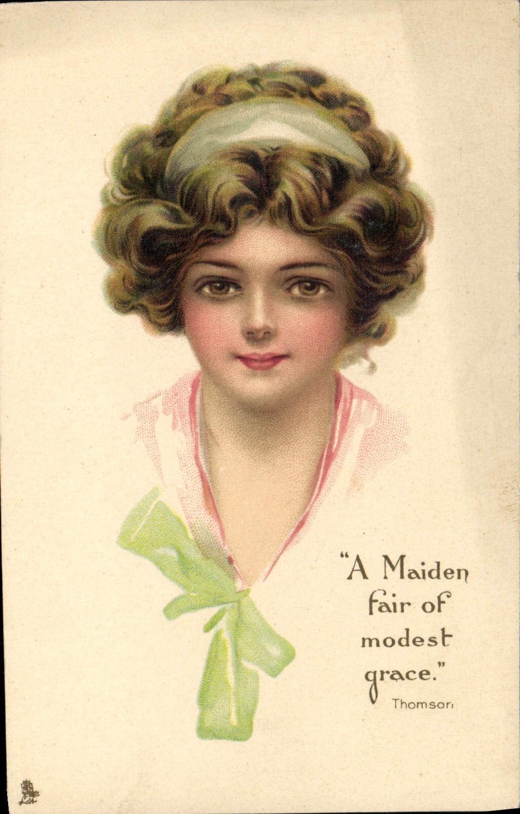 CPA Fantaisie Illustrateur Femme 