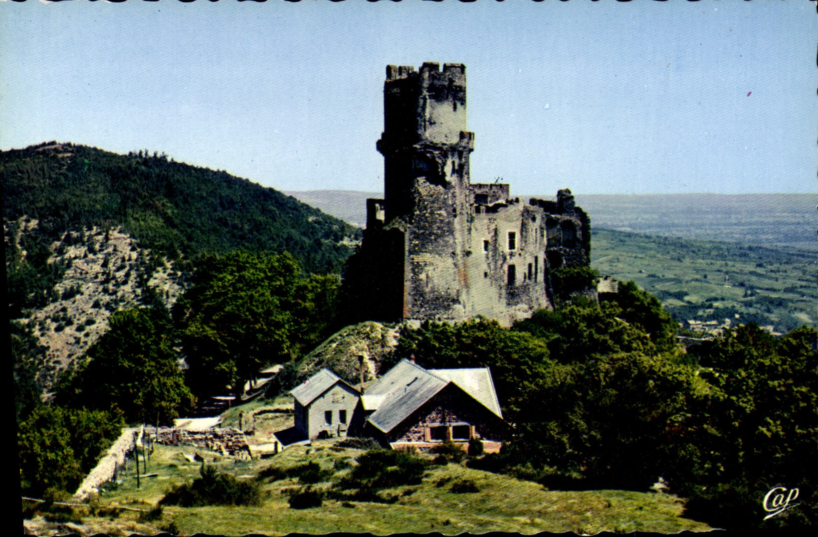 MODERN CARD Auvergne the Castle of Tournoel