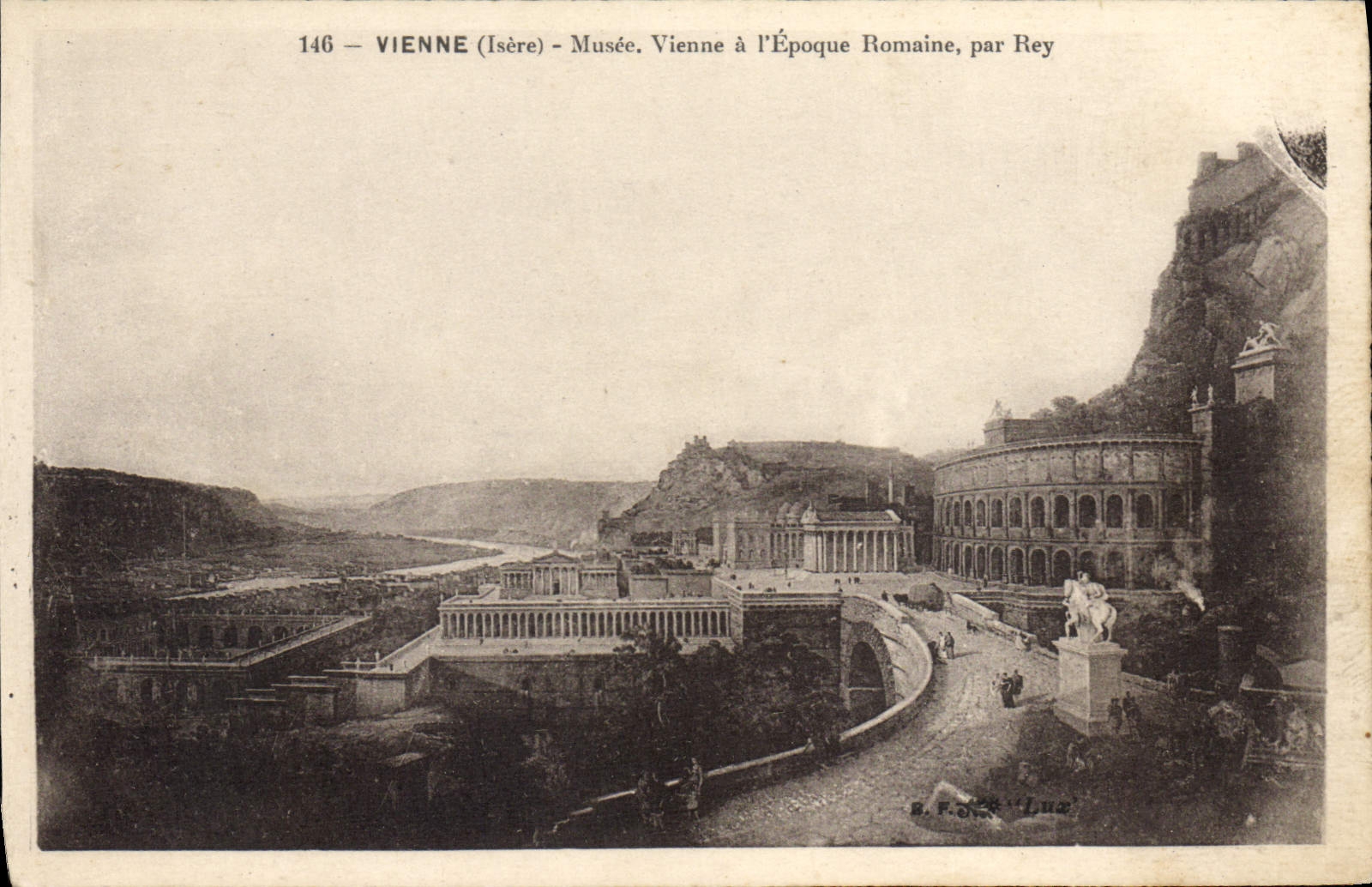 CPA Vienne Musee Vienne a L'Epoque Romaine Par Rey