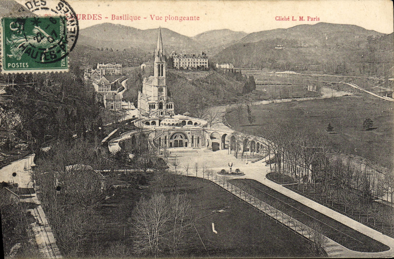 Opinión pesada de la POSTAL de la VENDIMIA de la basílica antedicha