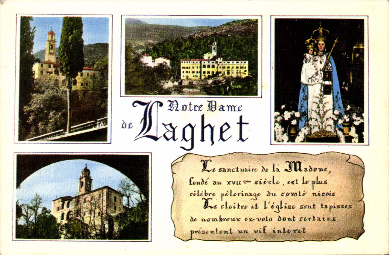 MODERN CARD Notre Dame de Laghet