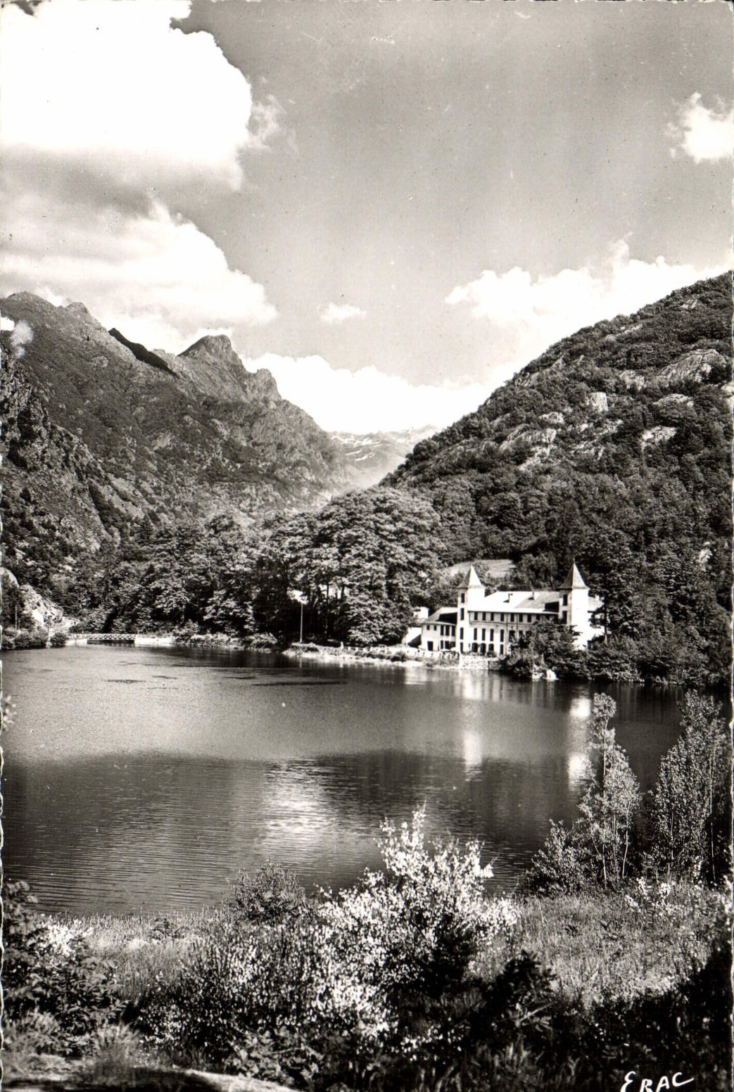 CPM Ax Les Thermes Le lac d'Orgeix et la dent d'Orlu Vallee de l'Oriege
