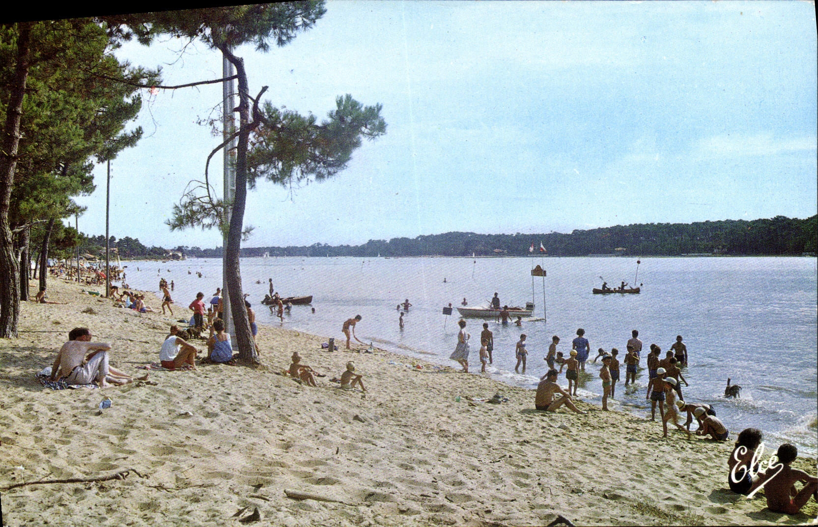 MODERN CARD Hossegor the Beach of the Lake
