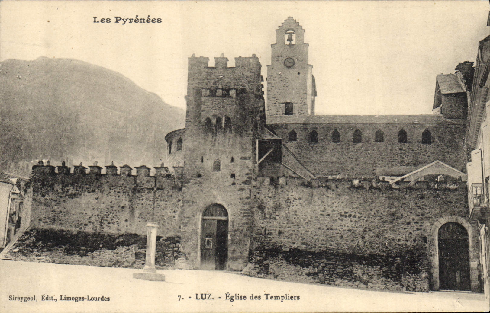 CPA Luz Eglise des Templiers