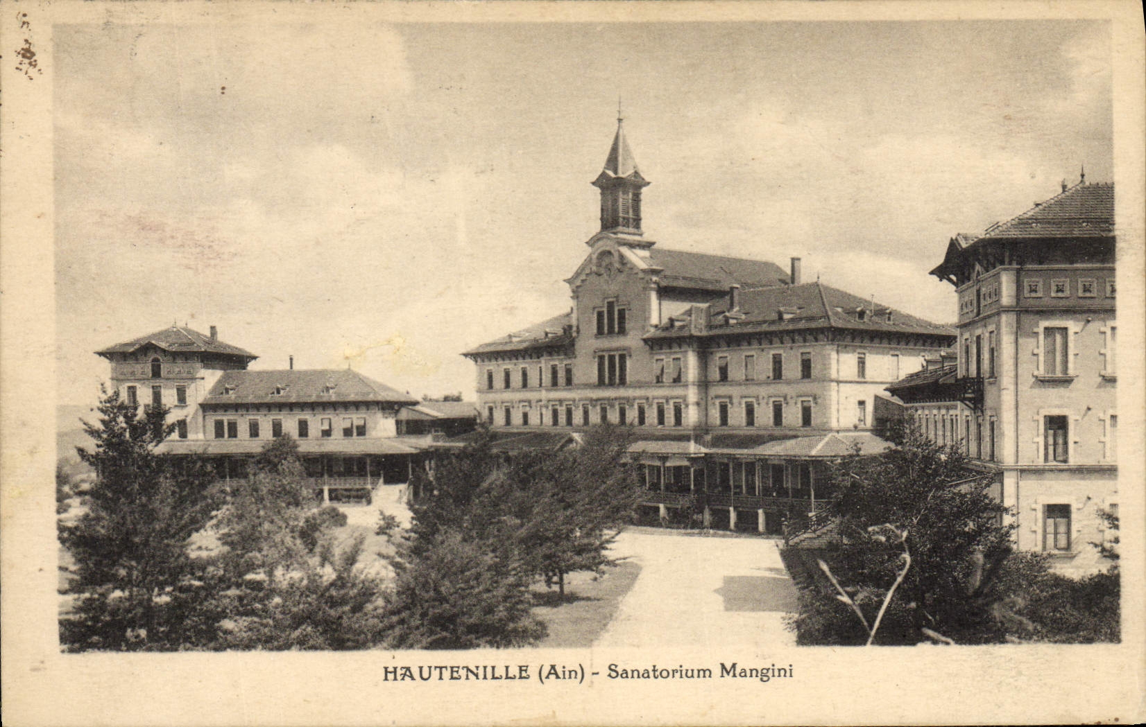 VINTAGE POSTCARD Hautenille Mangini Sanatorium