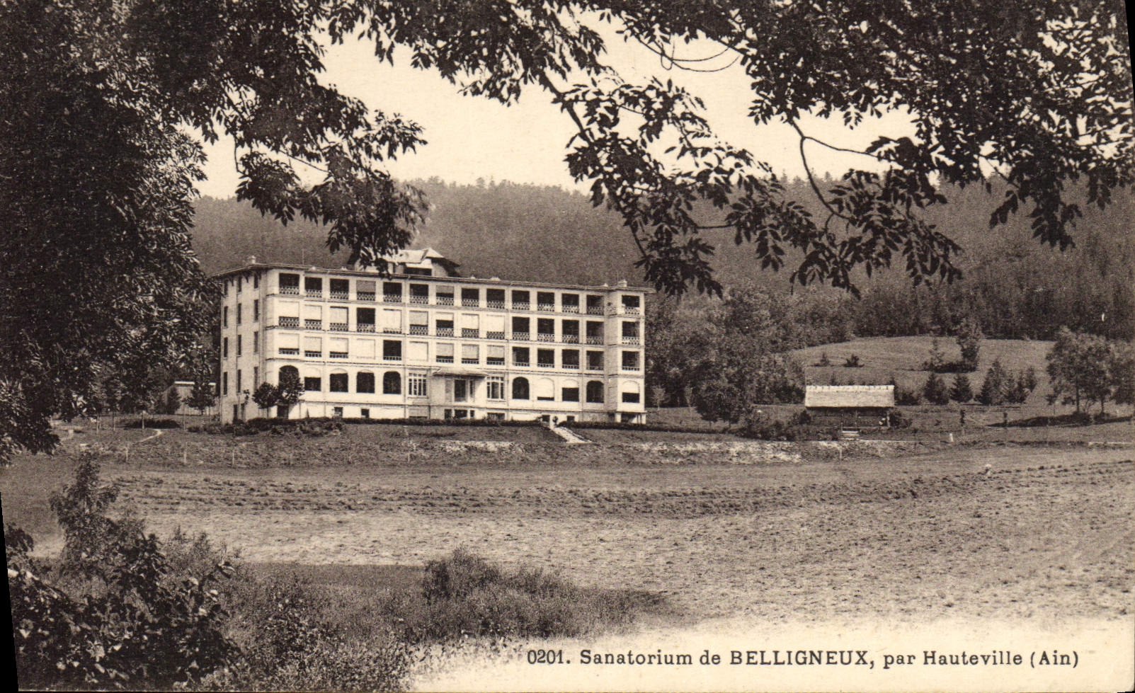 VINTAGE POSTCARD Sanatorium of Belligneux by Hauteville