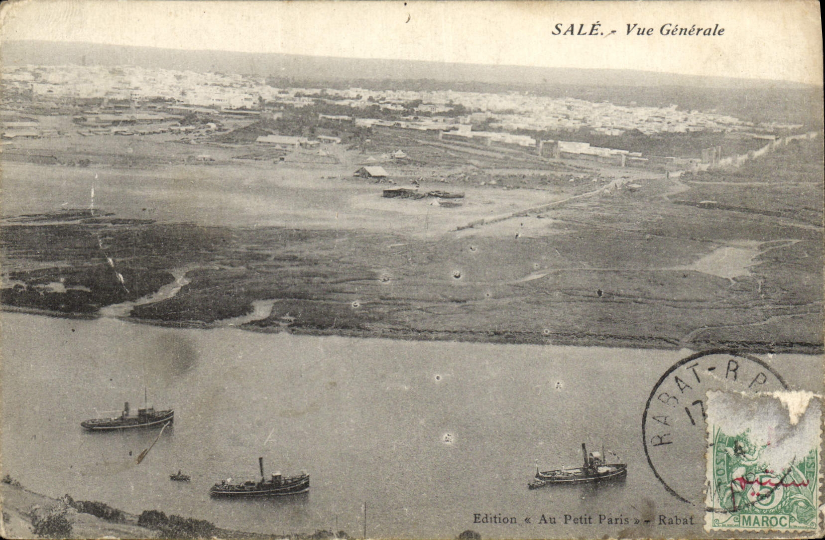 CPA Bateau Sale Vue generale 