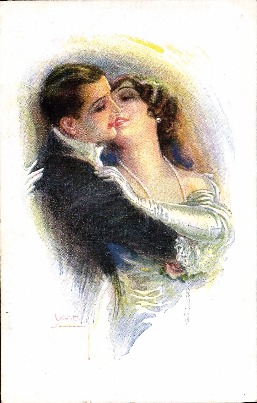 CPA Fantaisie Illustrateur Femme