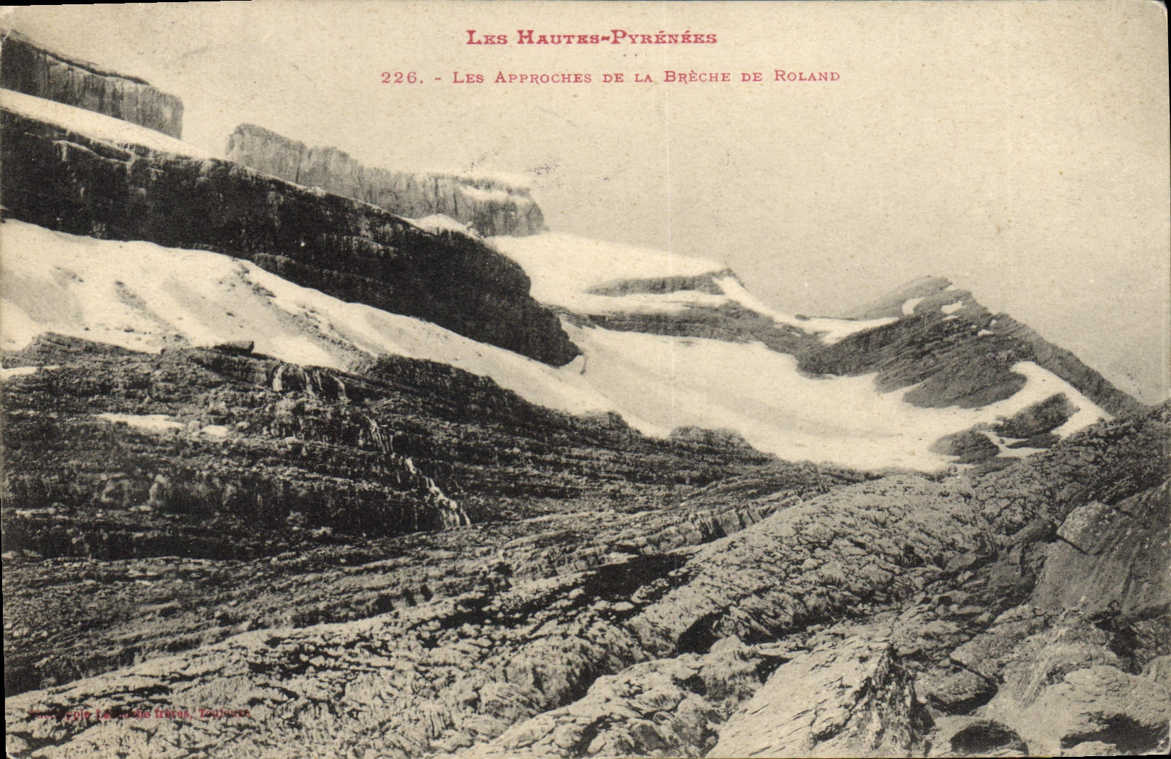 CPA Les approches de la Breche de Roland