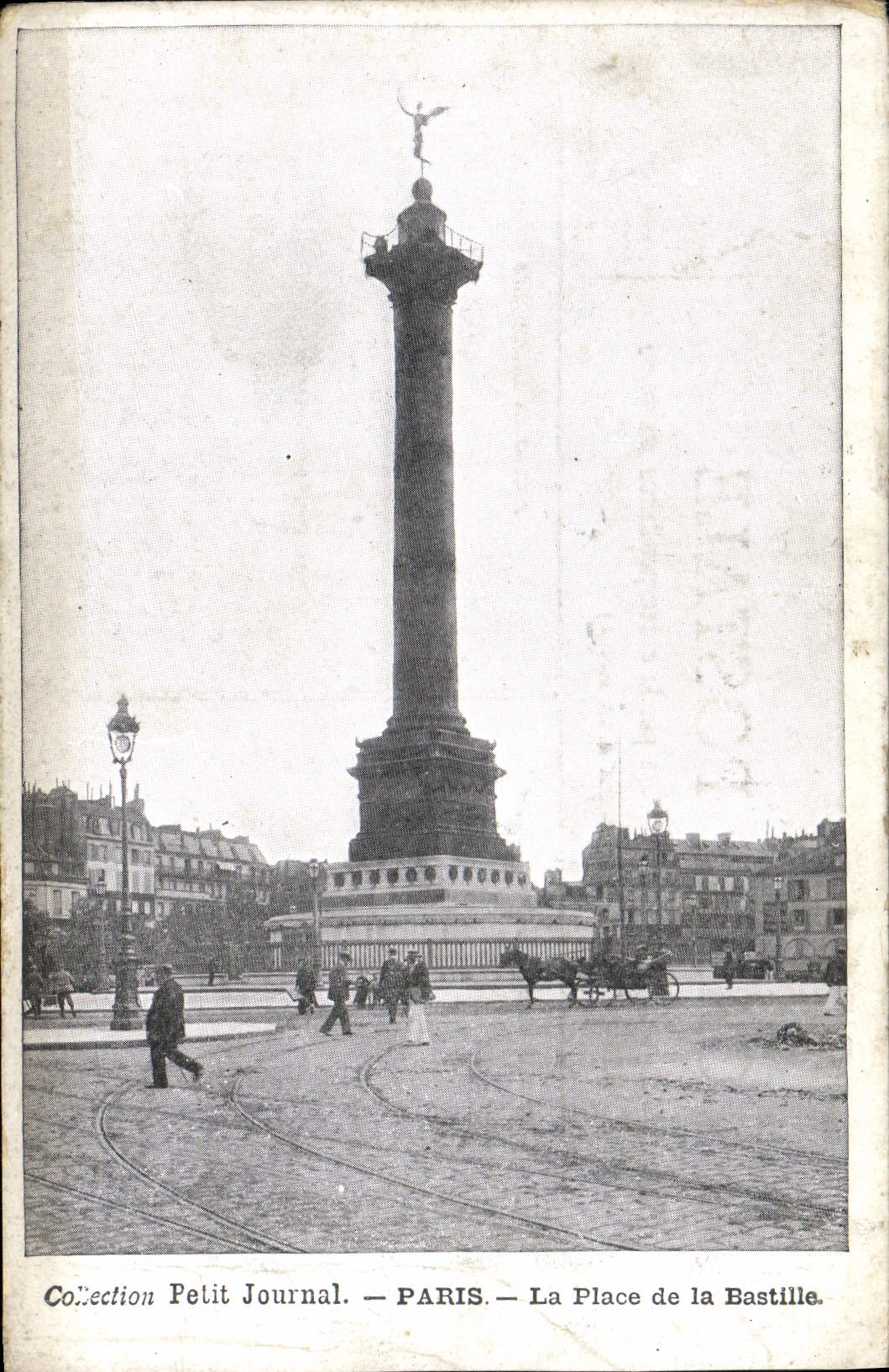 CPA Paris La Place de la Bastille