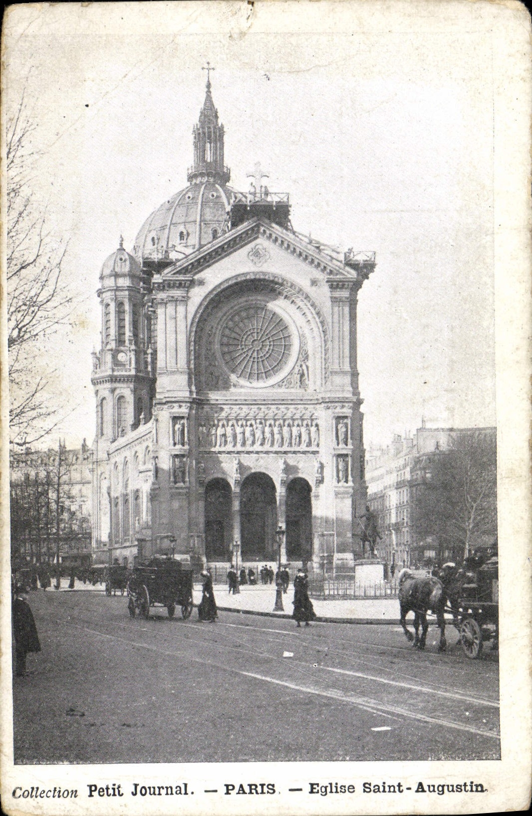 VINTAGE POSTCARD Paris Church Denis Saint