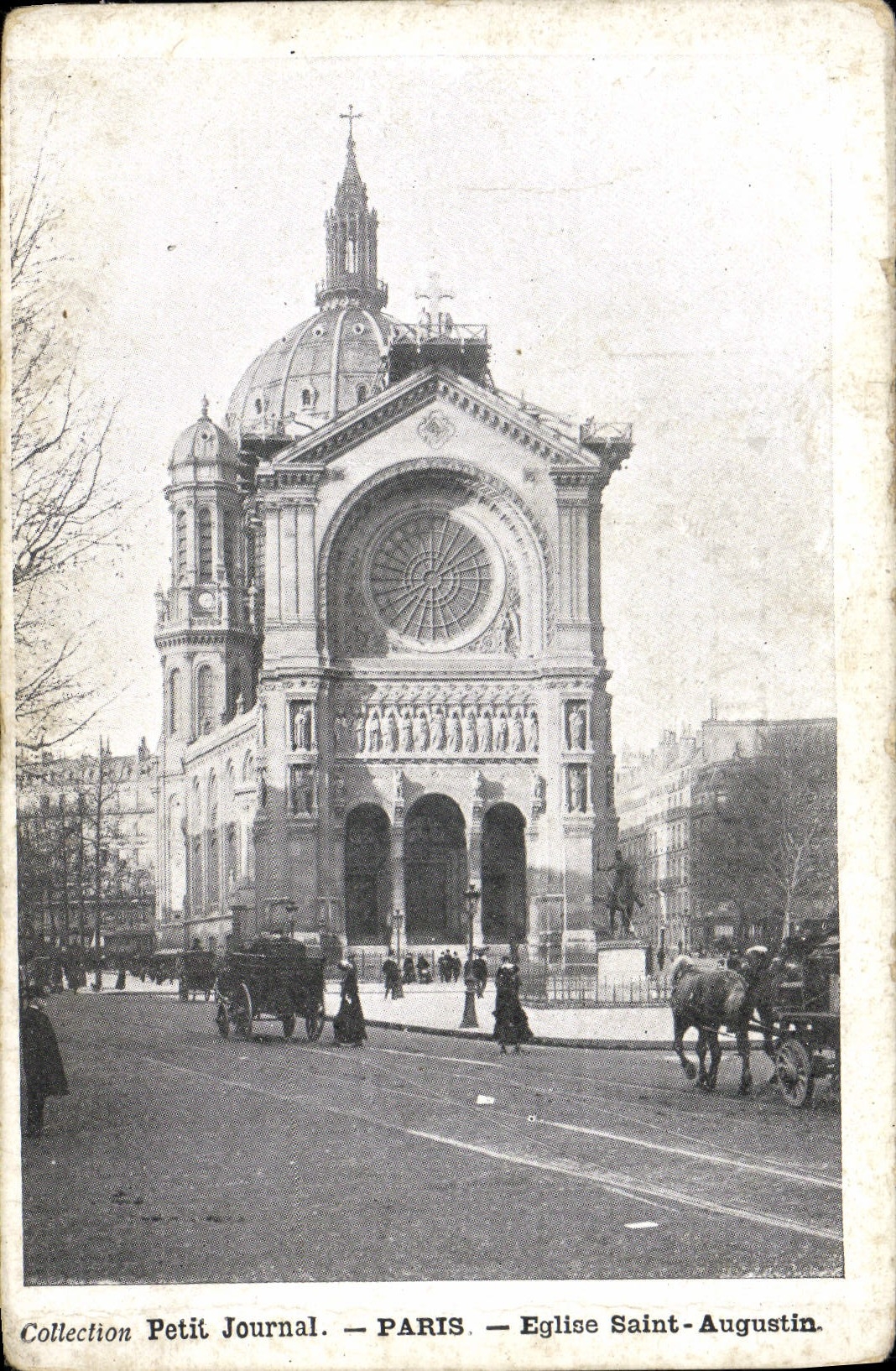 CPA Paris Eglise Saint Augustin
