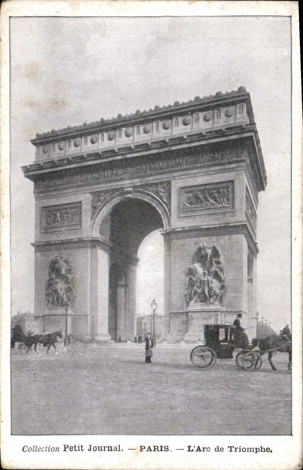 CPA Paris L'Arc de Triomphe