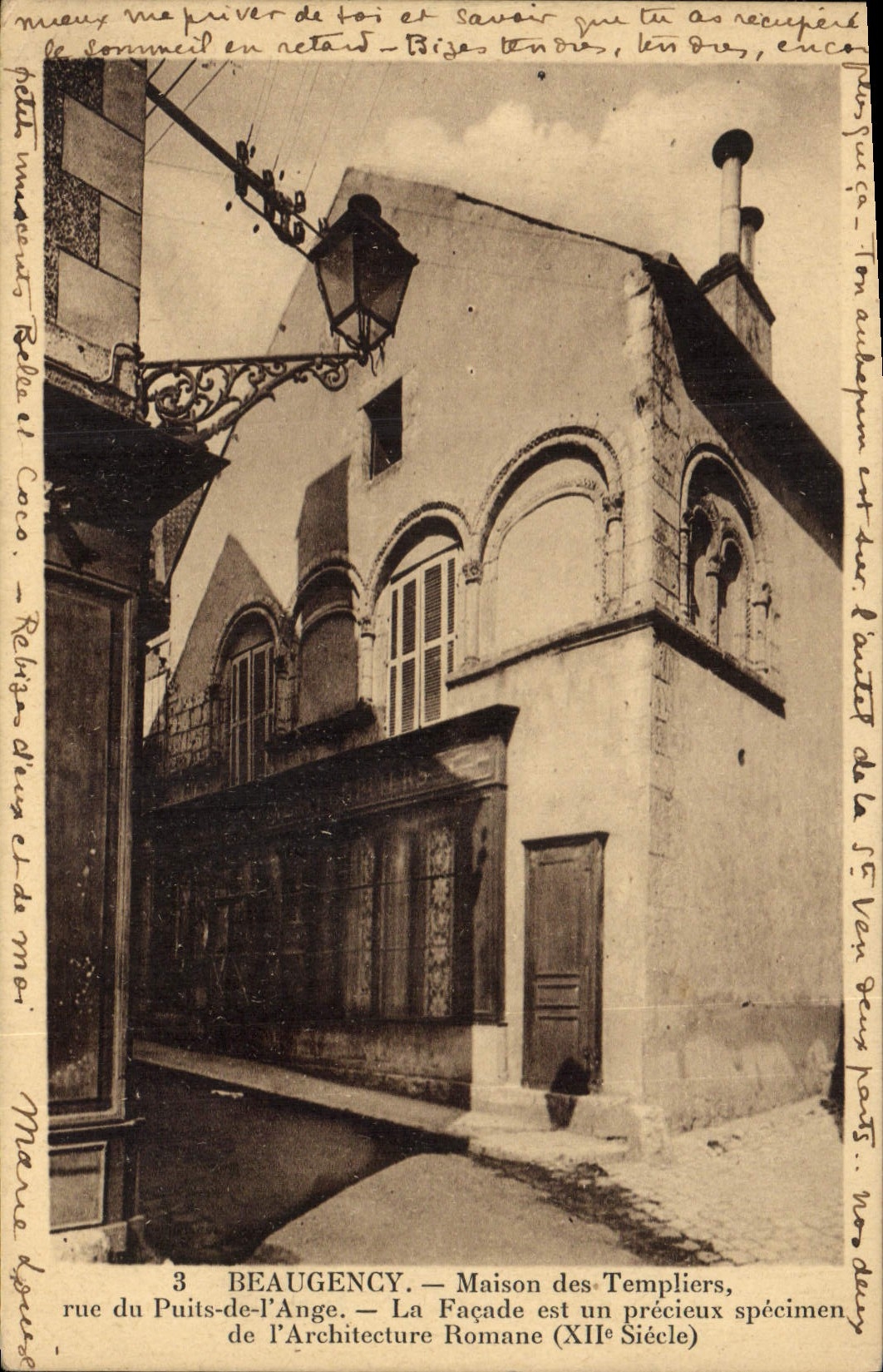CPA Beaugency Maison Des Templiers rue du Puits de l'Ange 