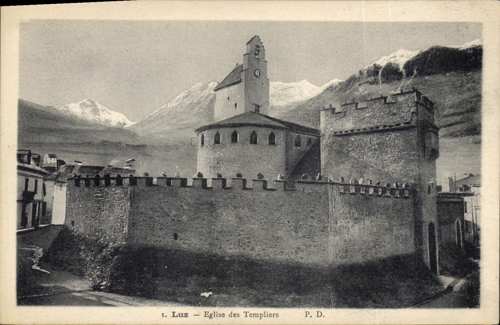 CPA Luz Eglise Des Templiers