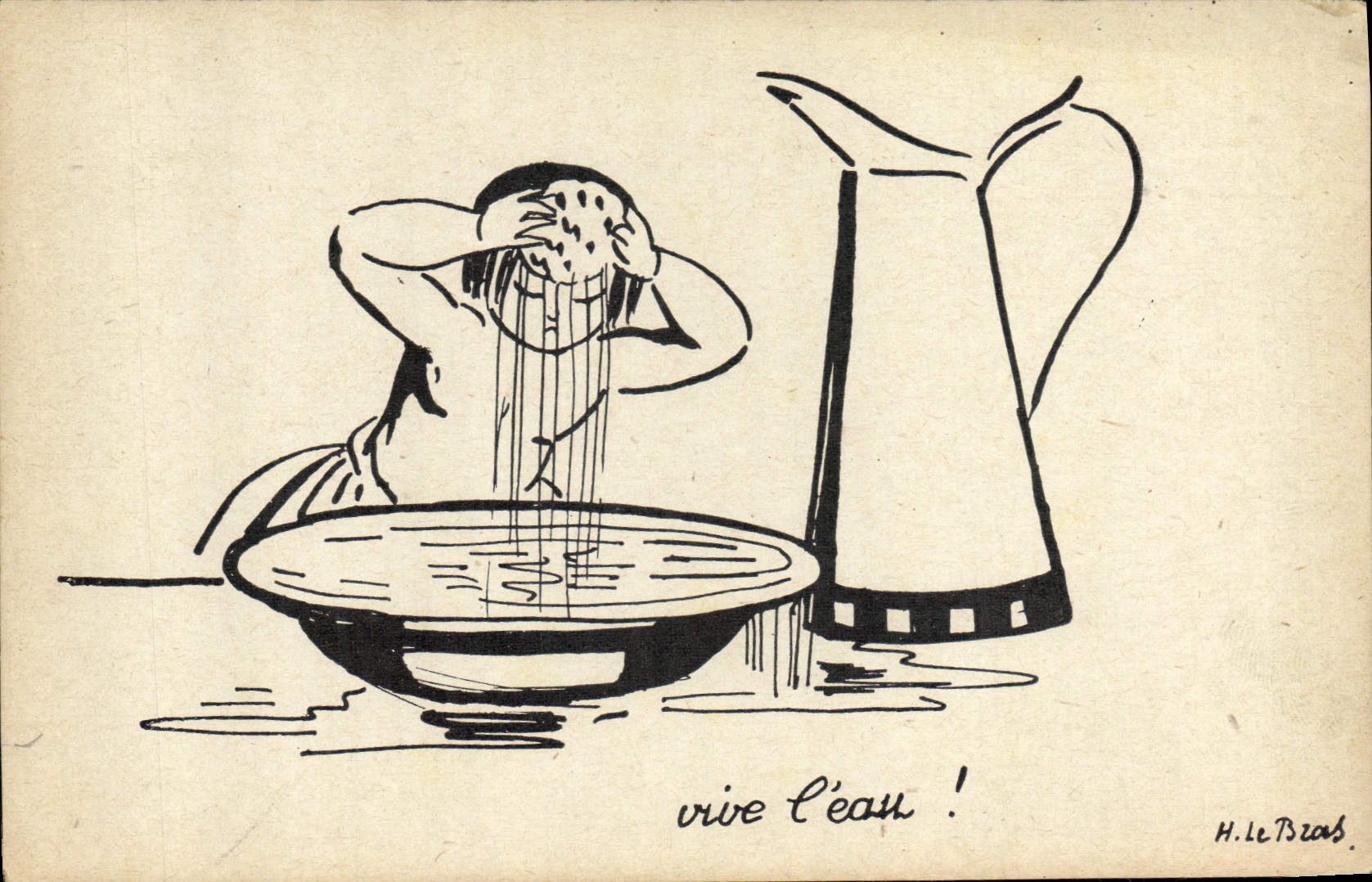 CPA Croix Rouge Enfant Vive l'eau