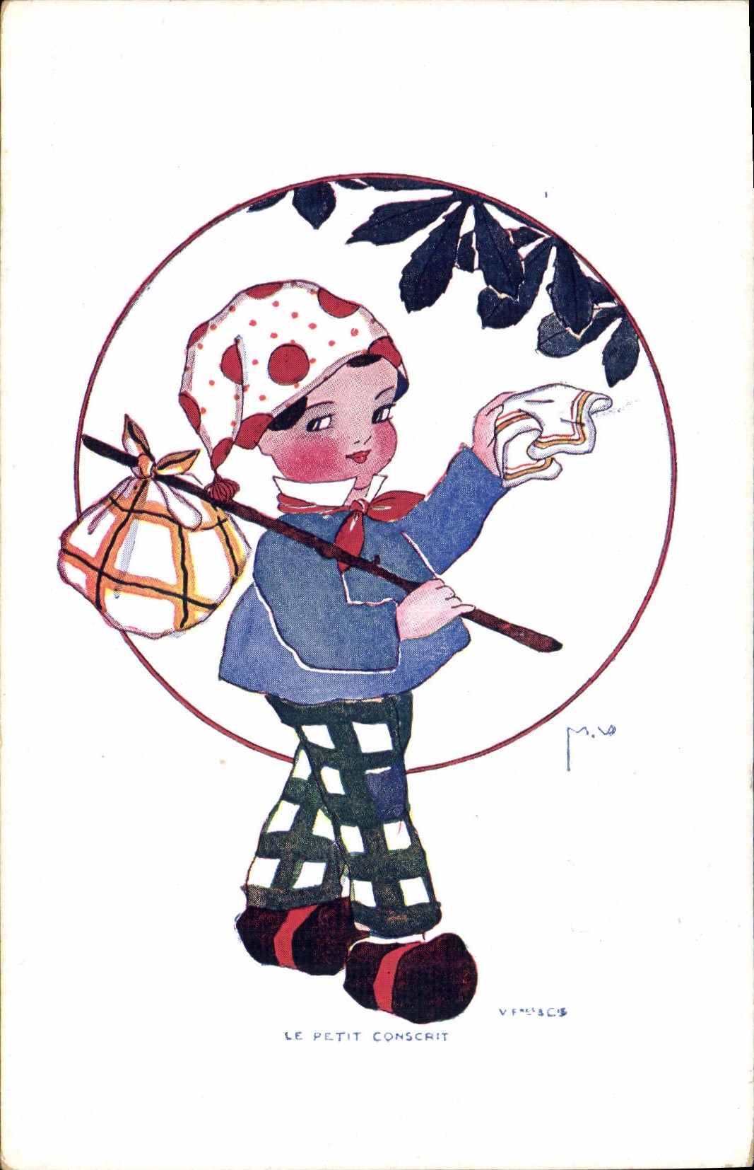 VINTAGE POSTCARD Fantasy Illustrator Vanasek Child