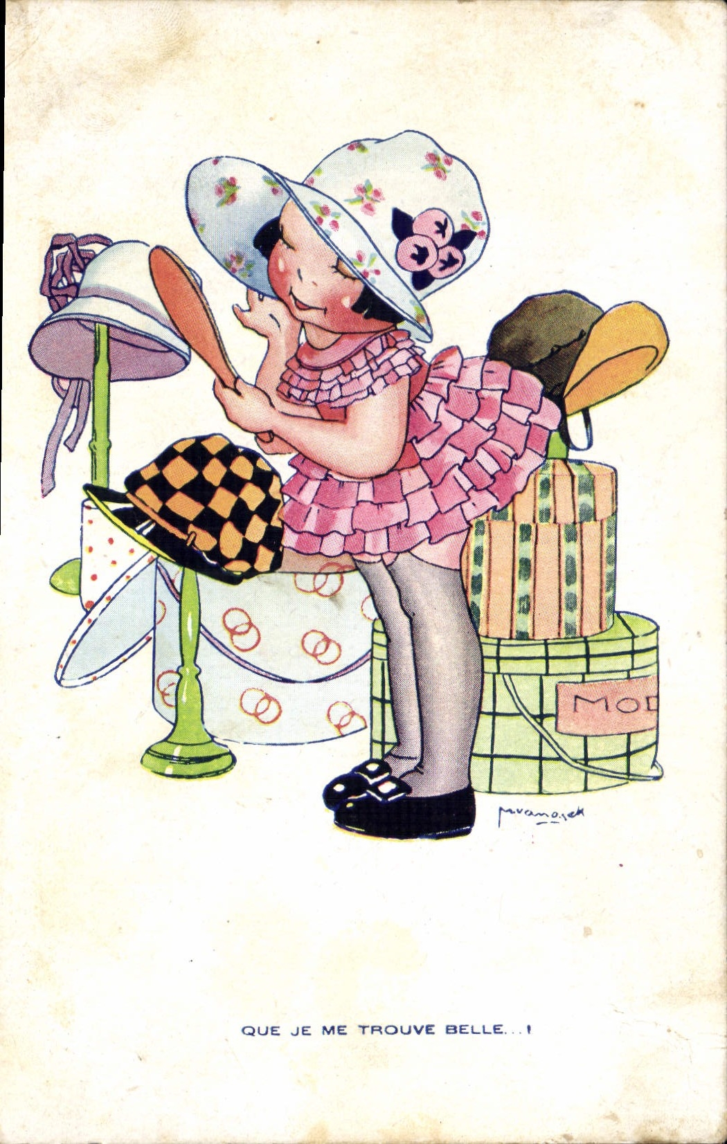 CPA Fantaisie Illustrateur Vanasek Enfant