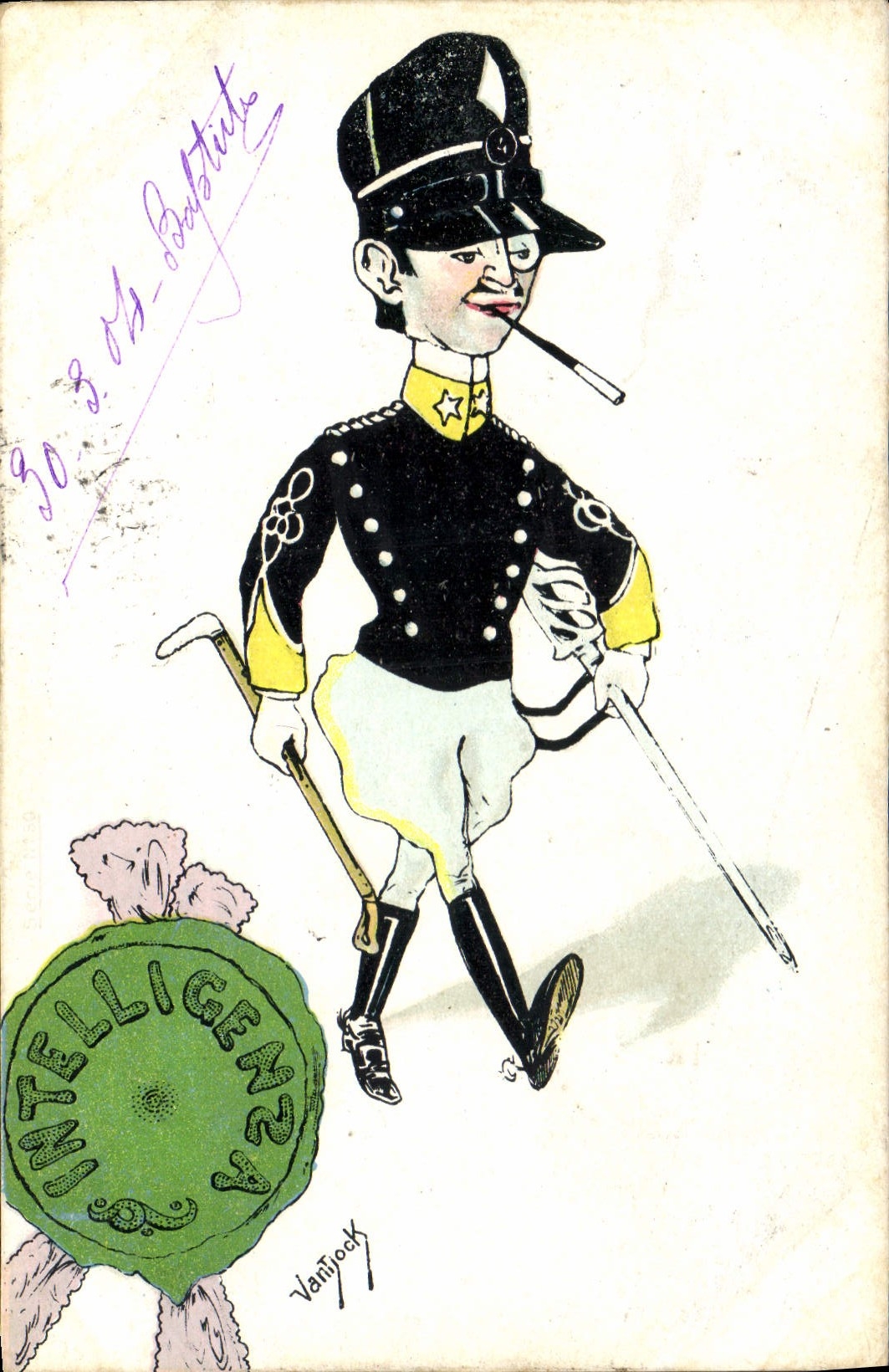 CPA Fantaisie Illustrateur Soldat Militaria 