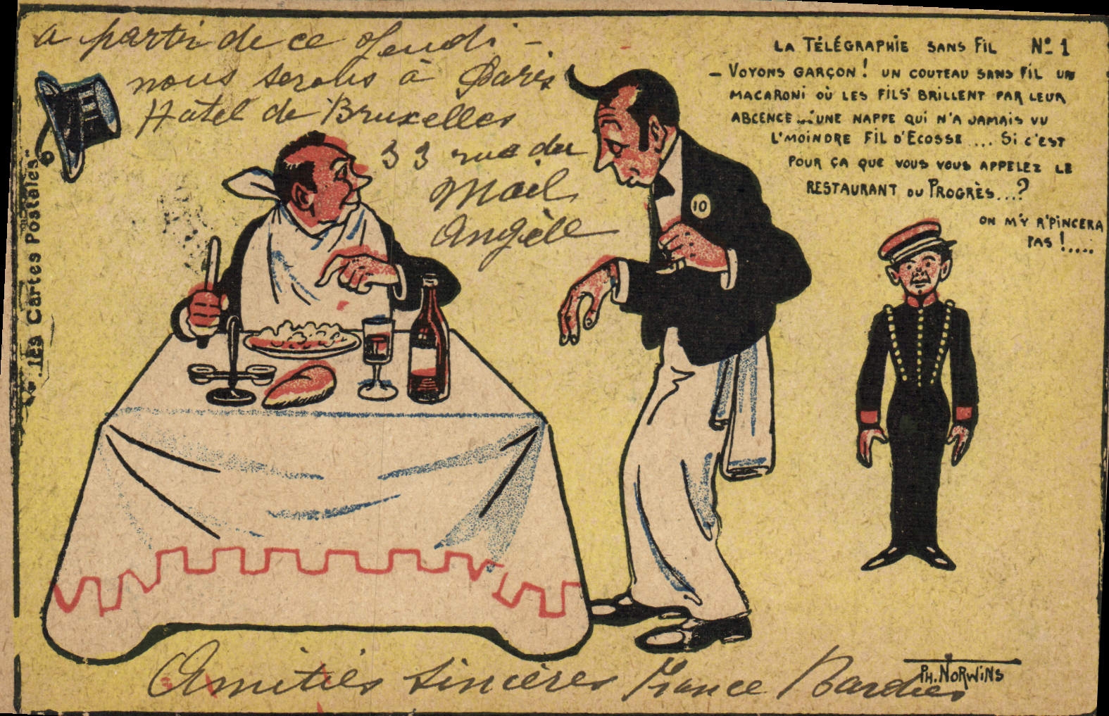 CPA Fantaisie Illustrateur Norwins