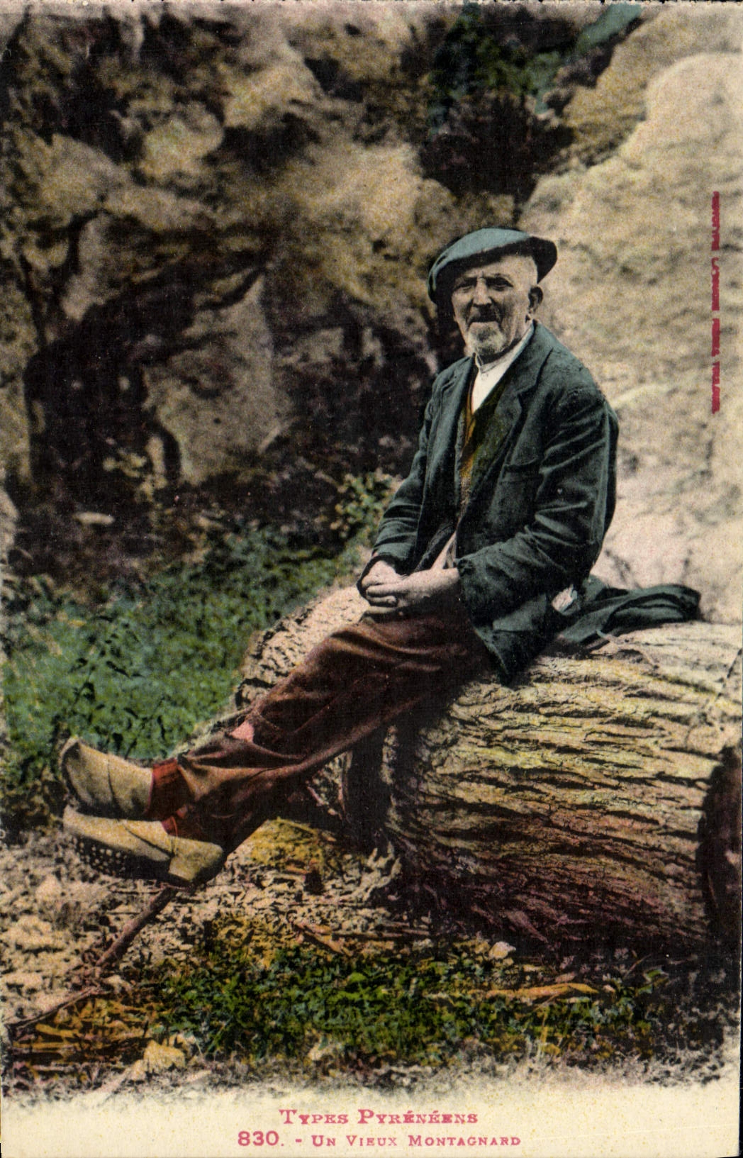 CPA Folklore Pyrenees Un vieux montagnard