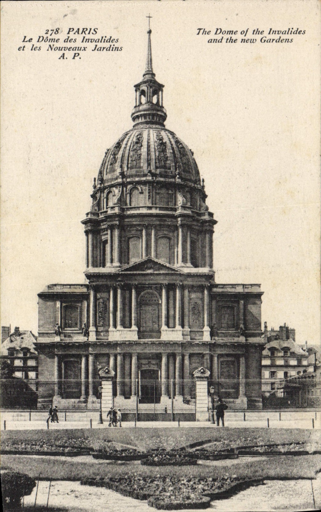 CPA Paris Le Dome Des Invalides et les nouveaux jardins