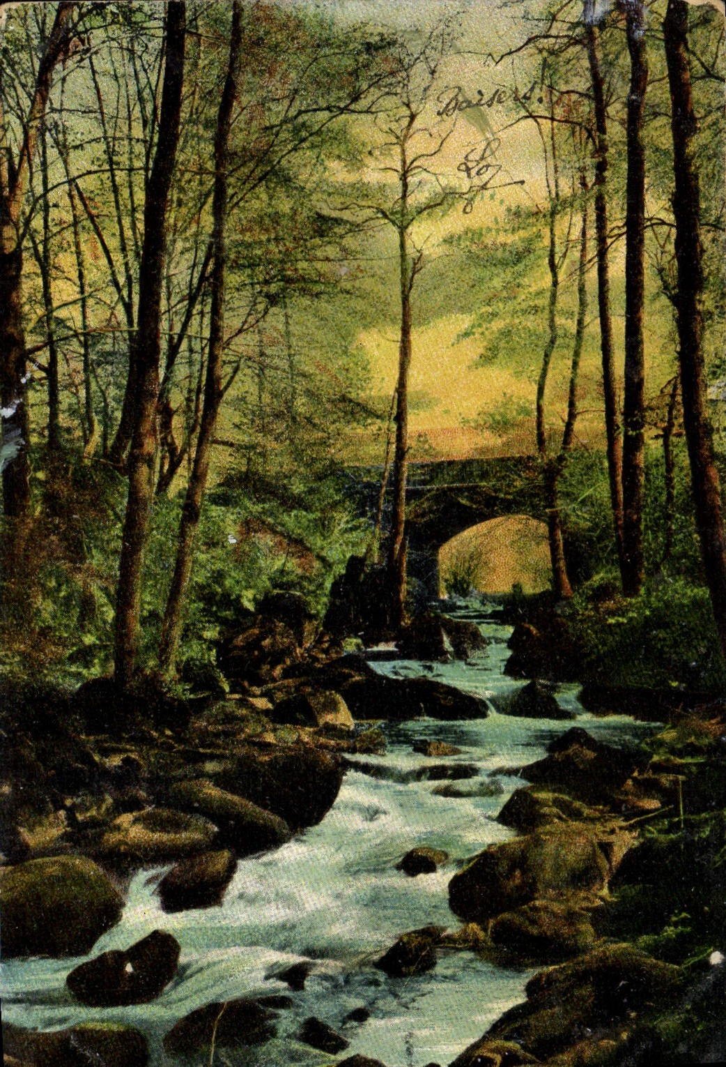 CPA Cours d'eau 