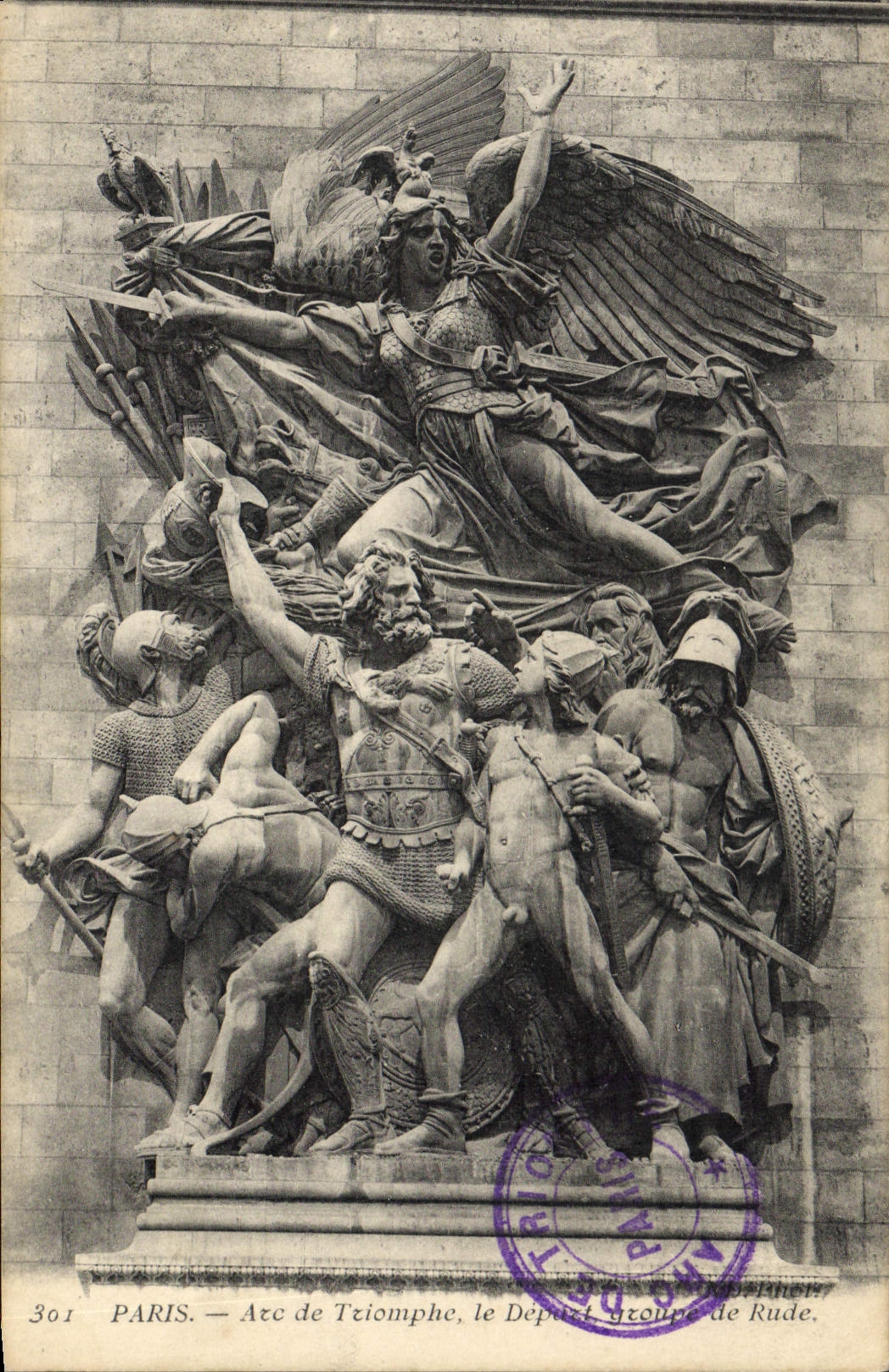 CPA Paris Arc De Triomphe Rude