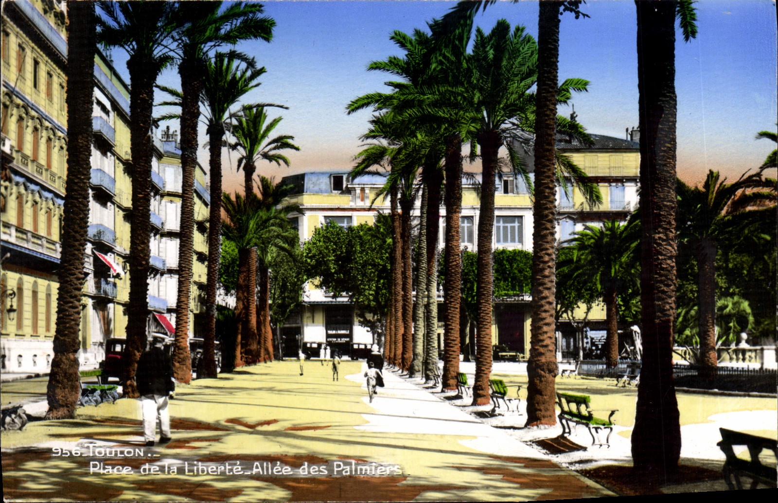 CPM Toulon Place De la Liberte Allee des palmiers