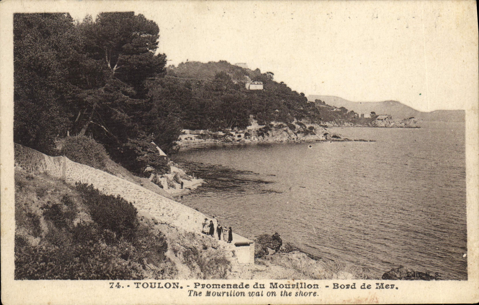 CPA Toulon Promenade Du Mourillon Bord De Mer
