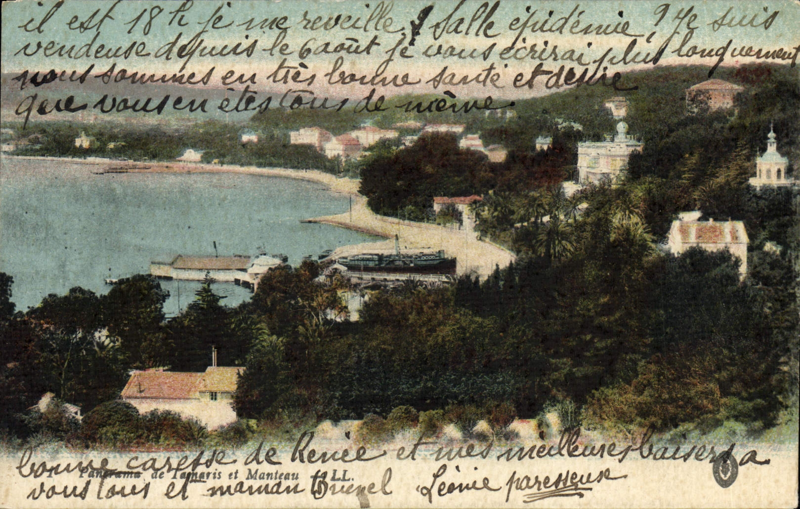 CPA Pananeme De Tamaris Et Manteau Toulon 
