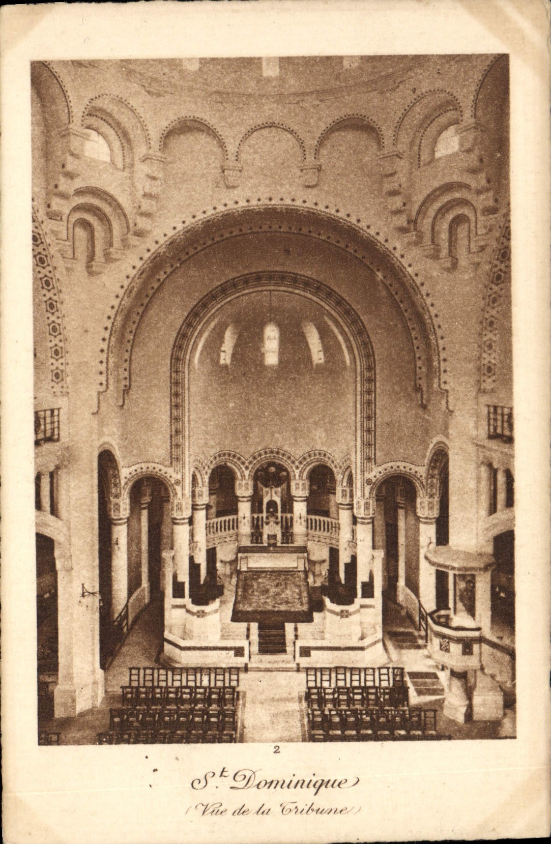 CPA Dominique Paris Vue de la tribune 