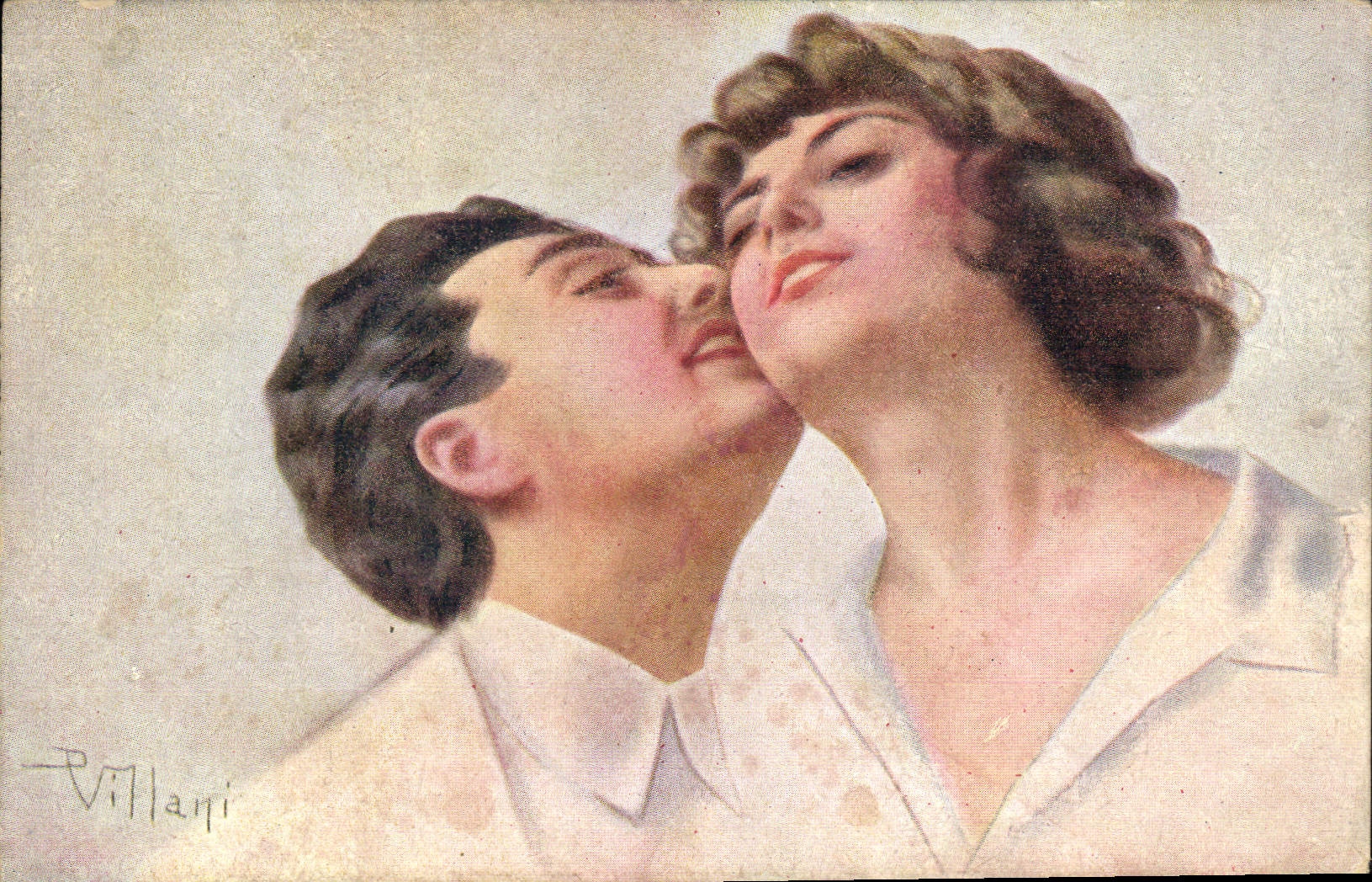 CPA Fantaisie Illustrateur Villani Femme