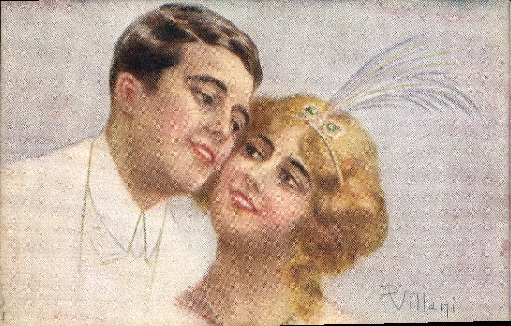 CPA Fantaisie Illustrateur Villani Femme