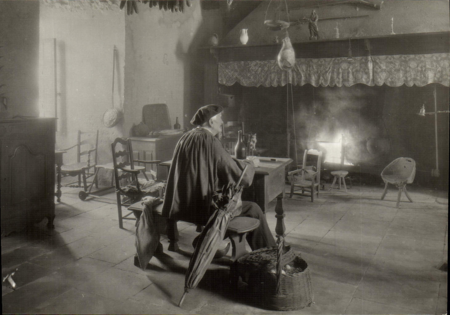 CPM Folklore Terroir pyreneen Une cuisine bearnaise Musee pyreneen de Lourdes 