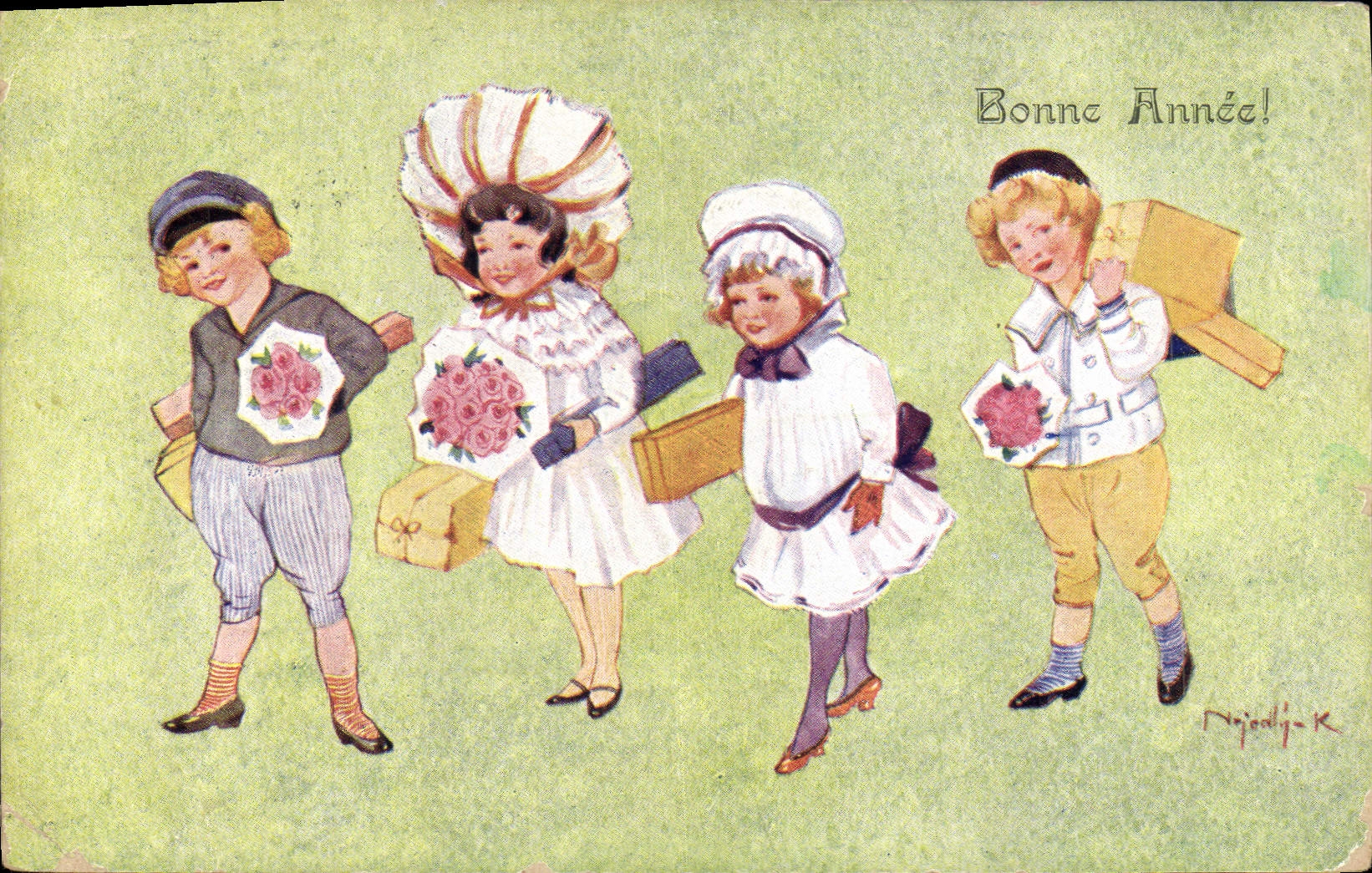 CPA Fantaisie Illustrateur Enfants