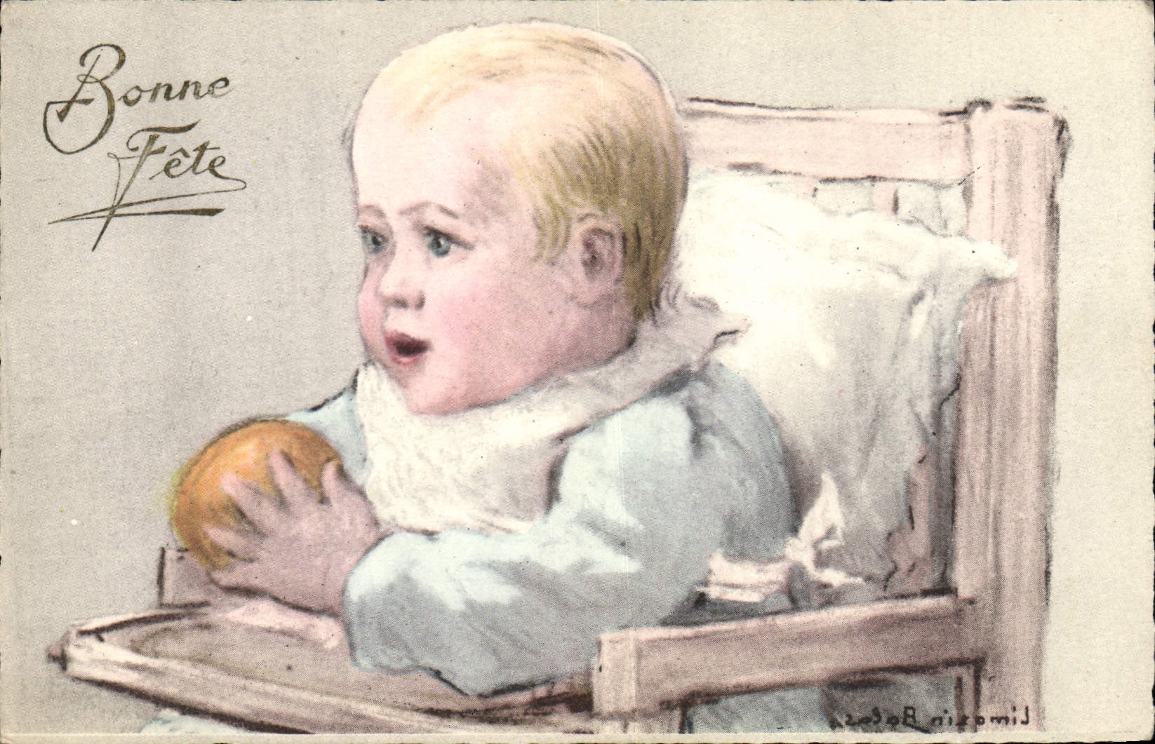 CPA Fantaisie Illustrateur Enfant Bebe