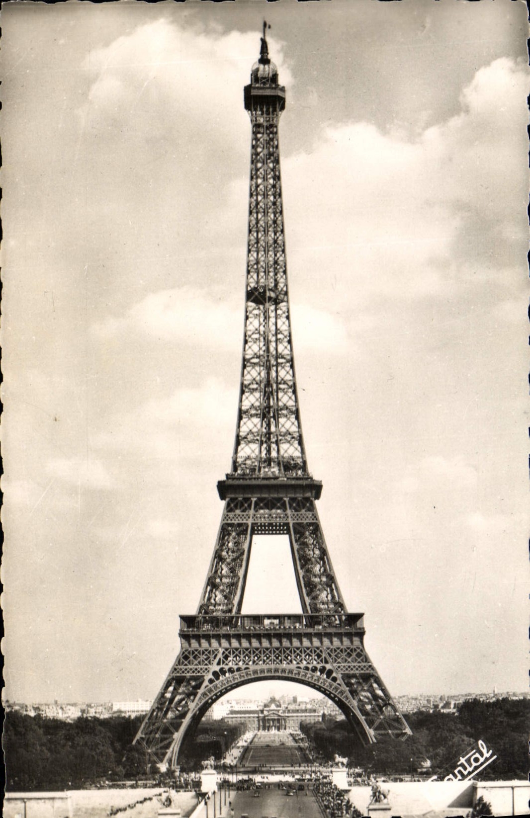 MODERN CARD Paris the Eiffel Tower