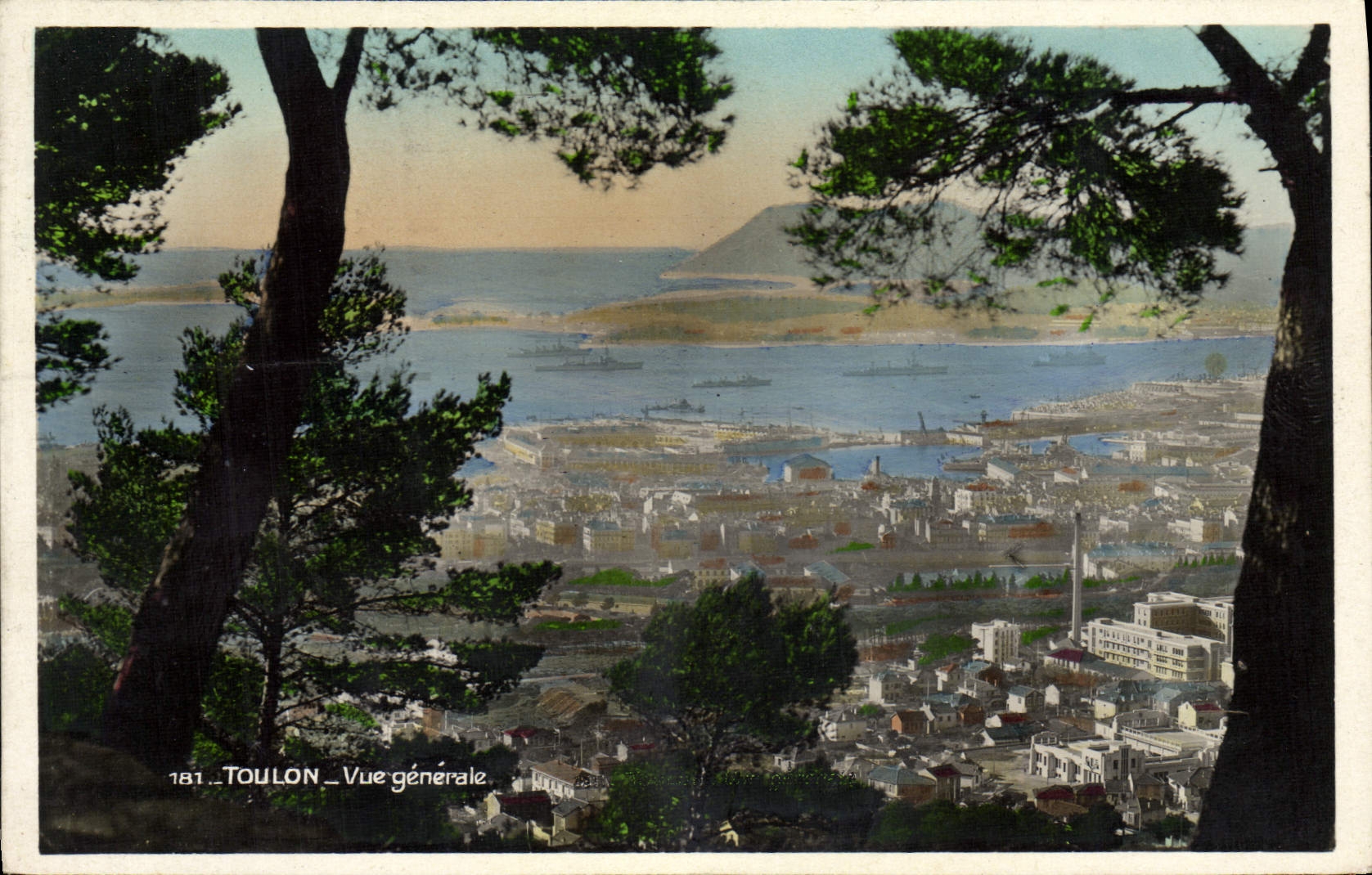 CPA Toulon Vue Generale