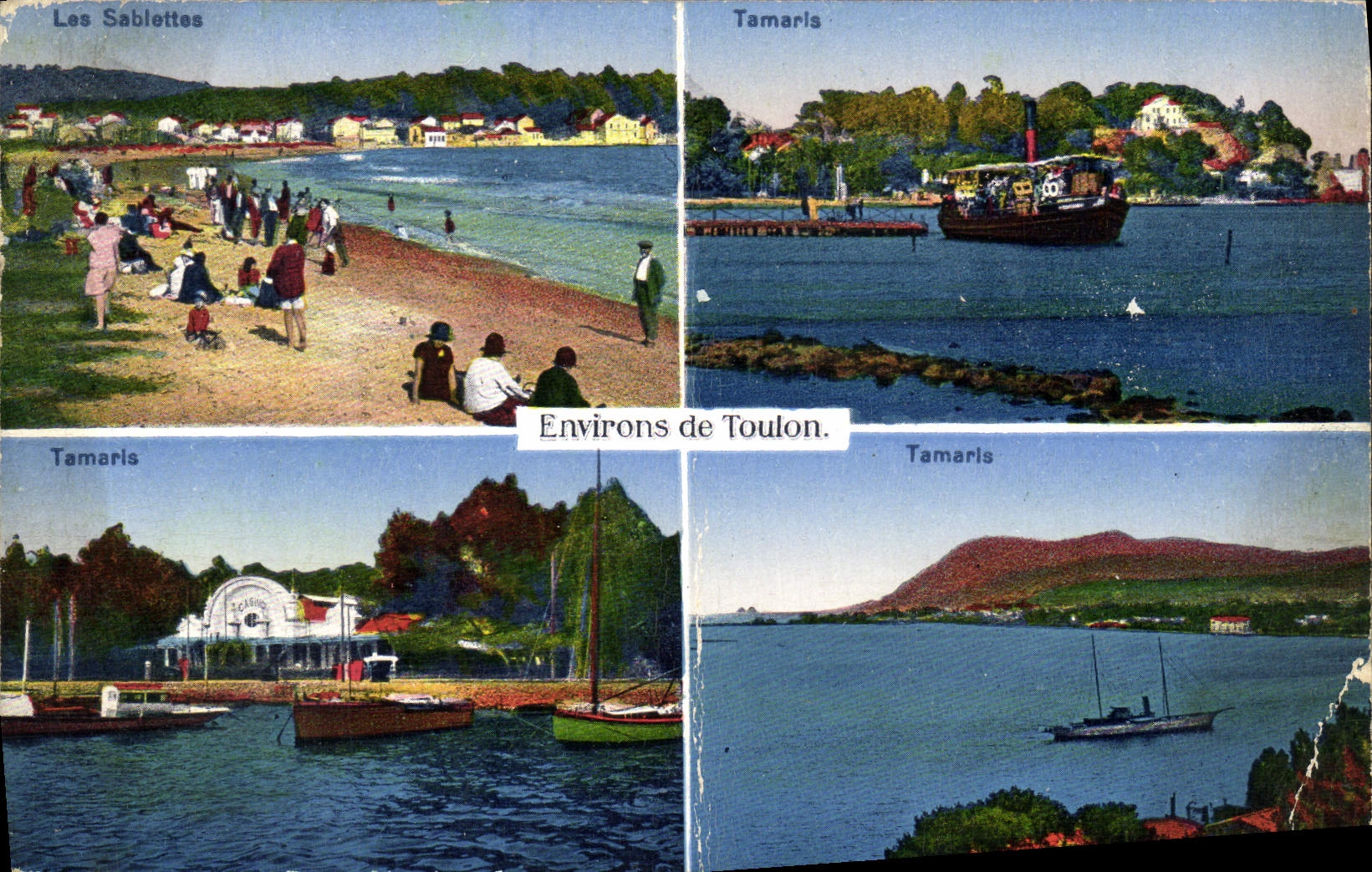 CPA Environs De Toulon Les Sablettes Tamaris 