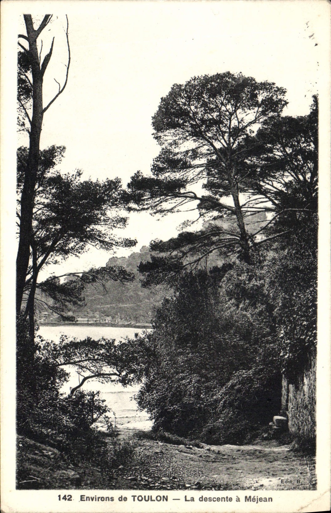 CPA Environs De Toulon La Descente A Mejean