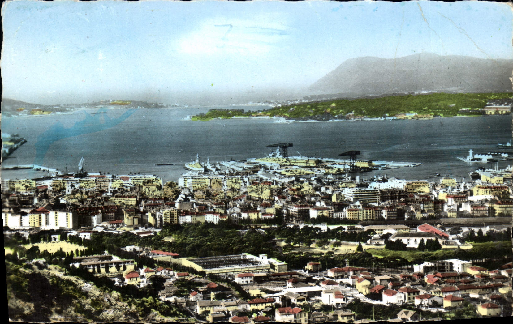 CPM Toulon Vue Panoramique