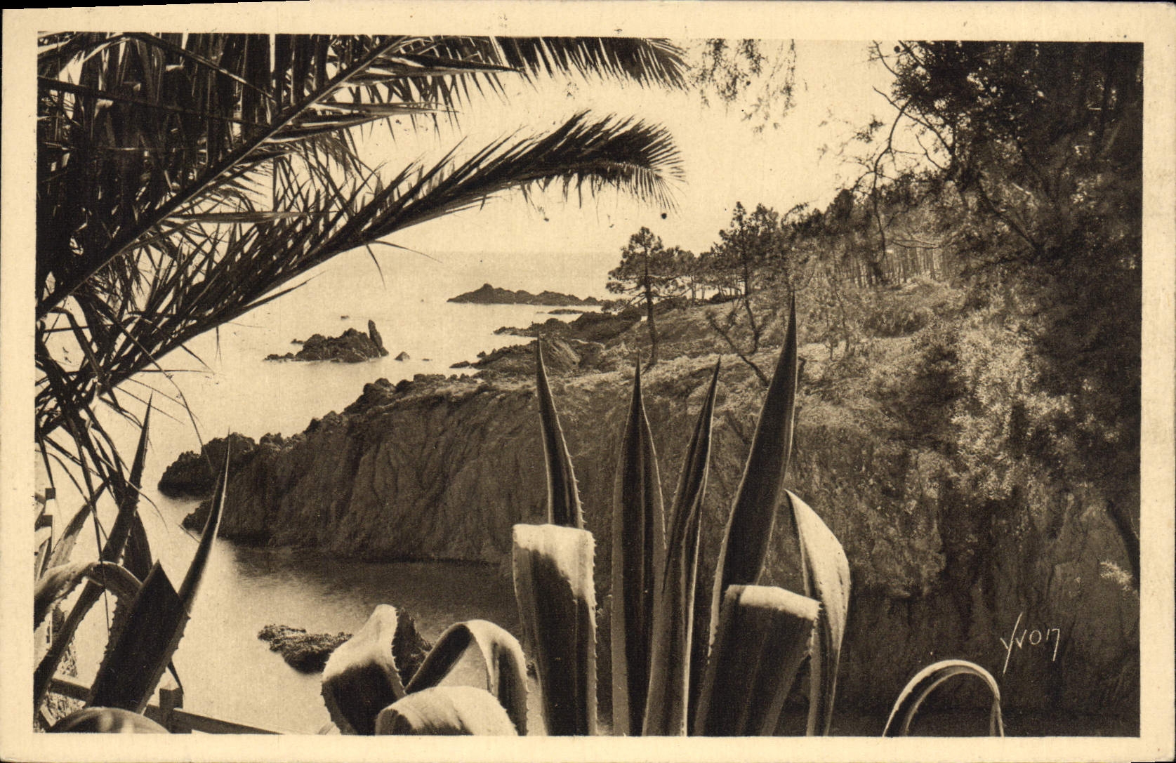 CPA Les Rochers Du Trayas