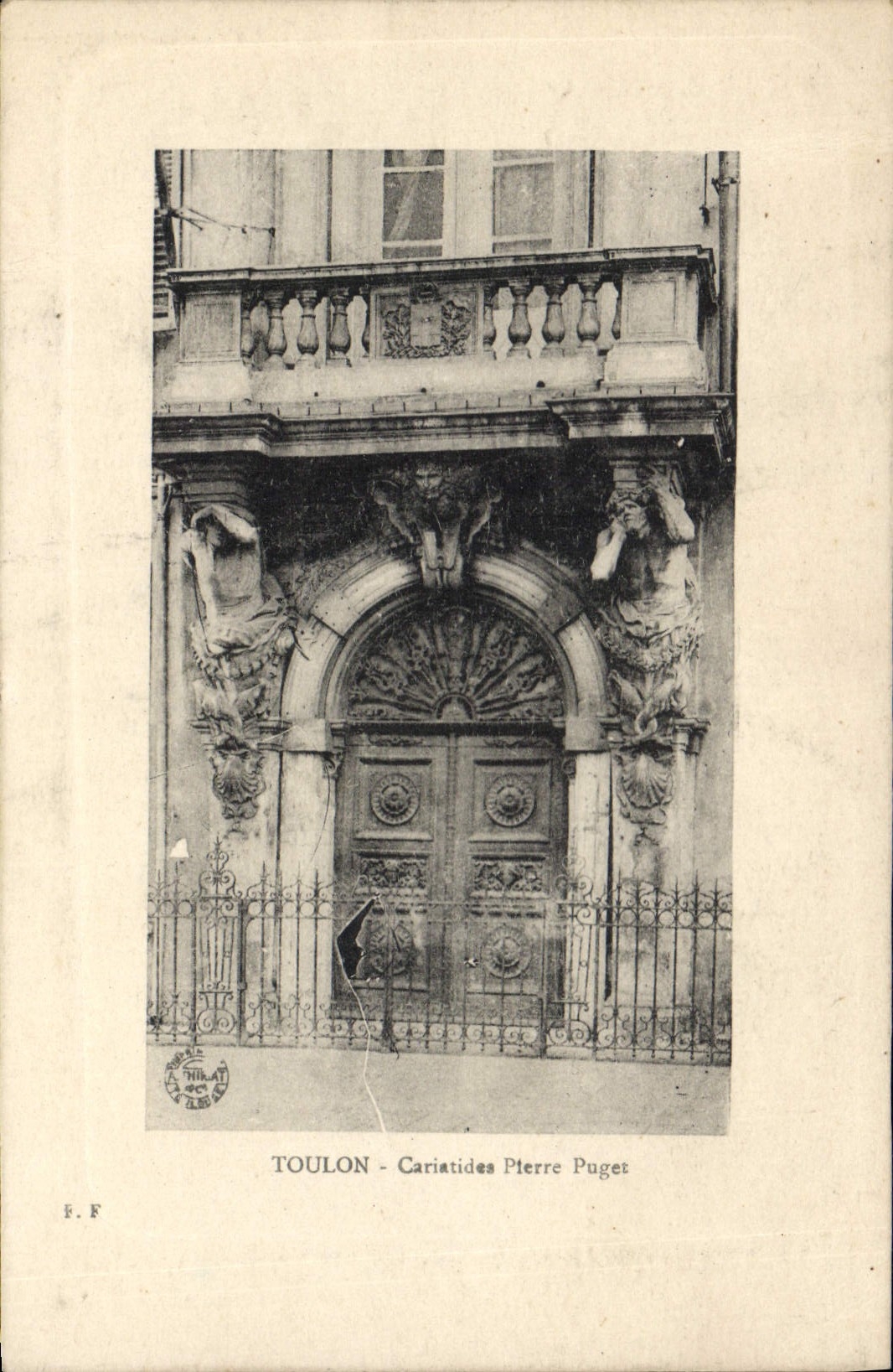 CPA Toulon Cariatides Plerre Puget